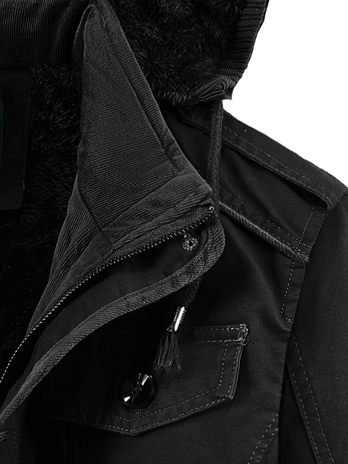 Parka pour homme, coupe-vent, à capuche, modele 2