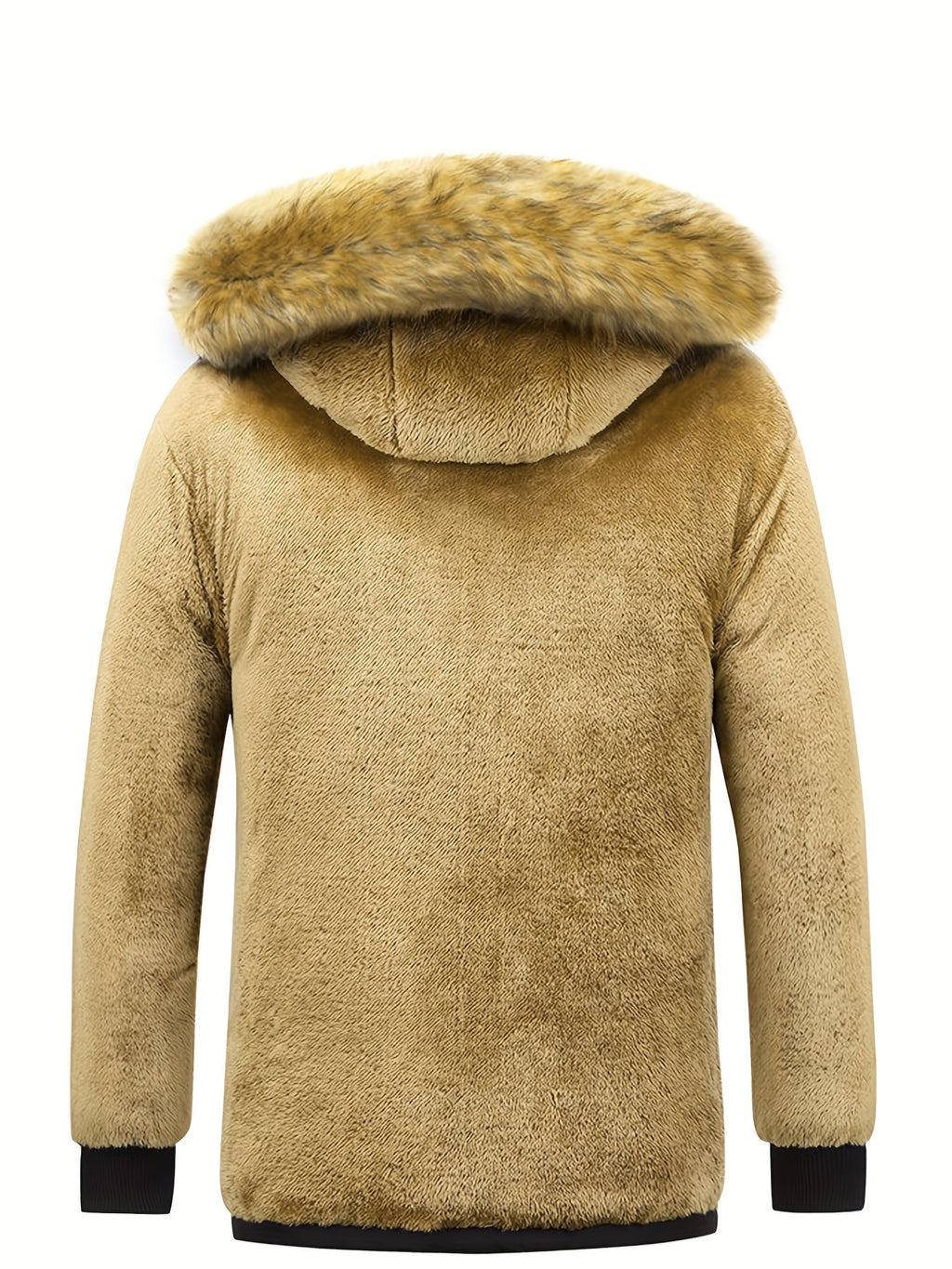 Manteau pour homme, polaire, à capuche, modele 2