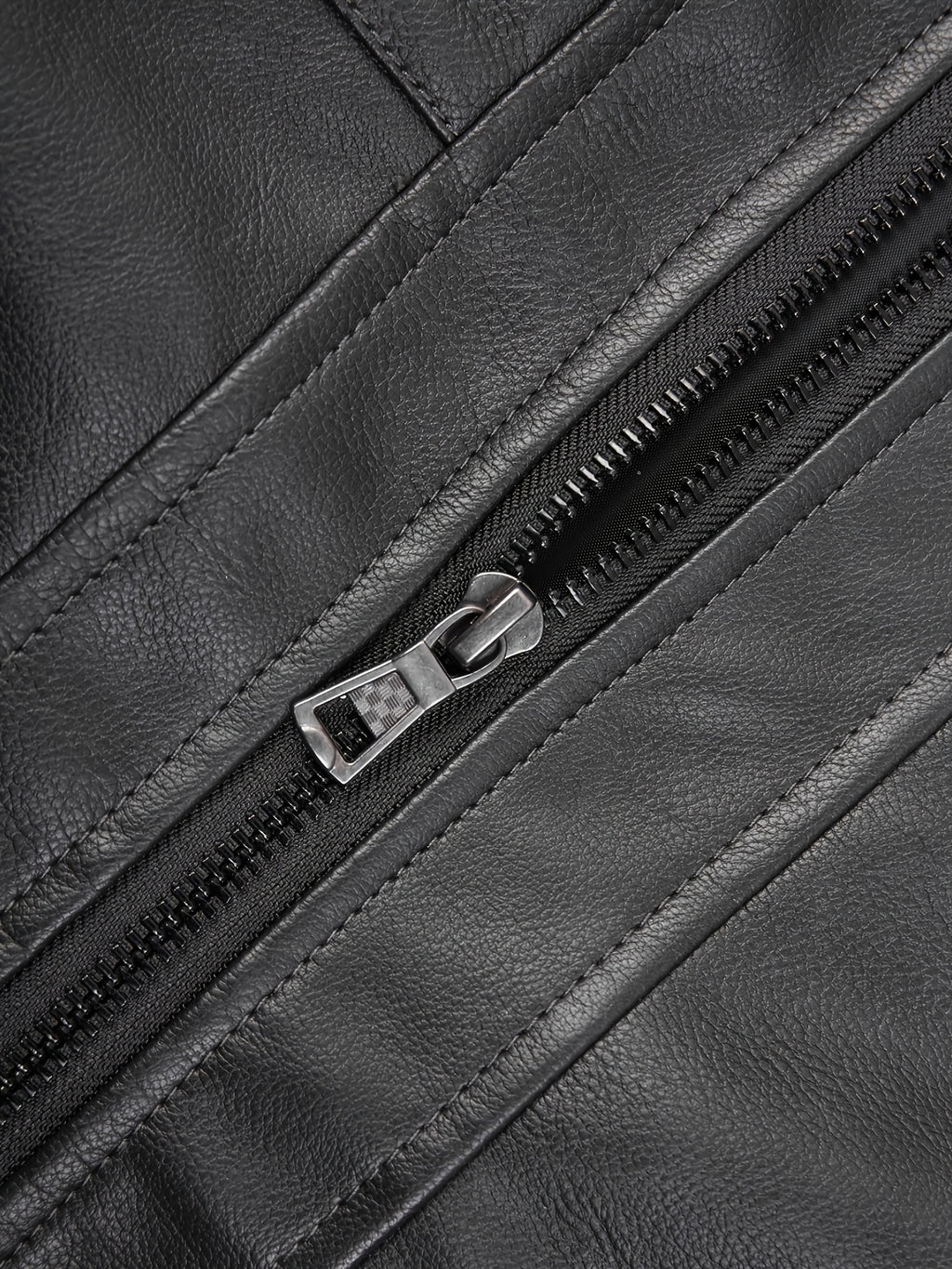Veste en cuir PU de haute qualité, tailles américaines, parfaite pour un usage quotidien et en extérieur au printemps et en automne, détail du vêtement
