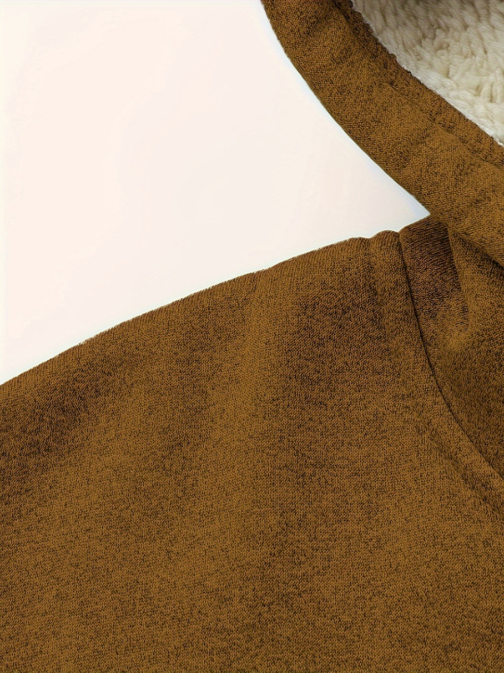 Veste pour homme, polaire, à capuche, 【rouge】