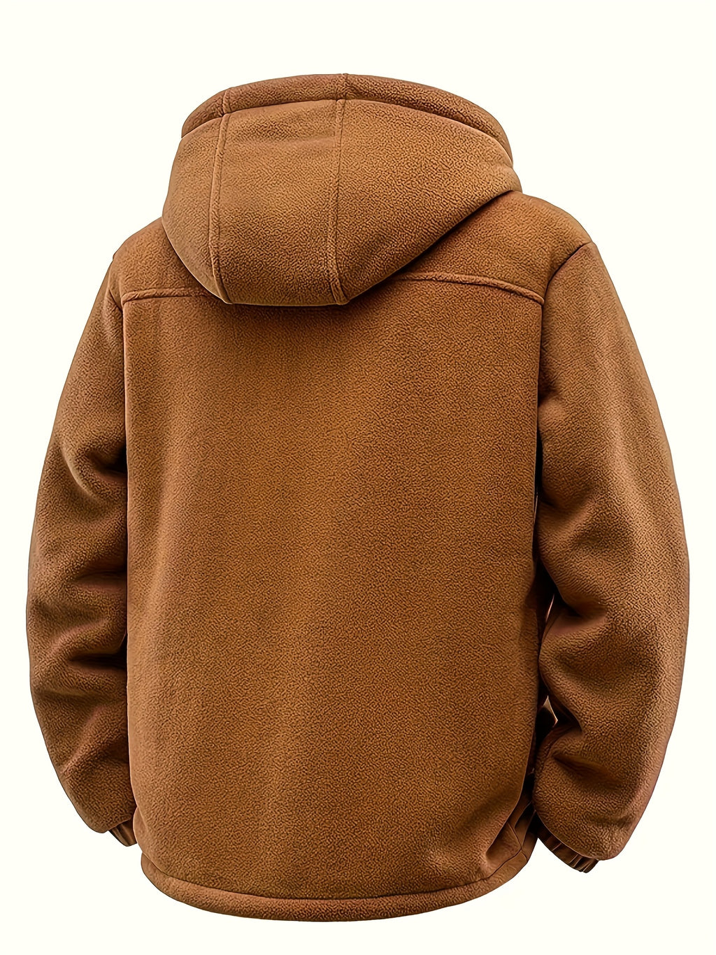 Veste pour homme, à capuche, noir foncé