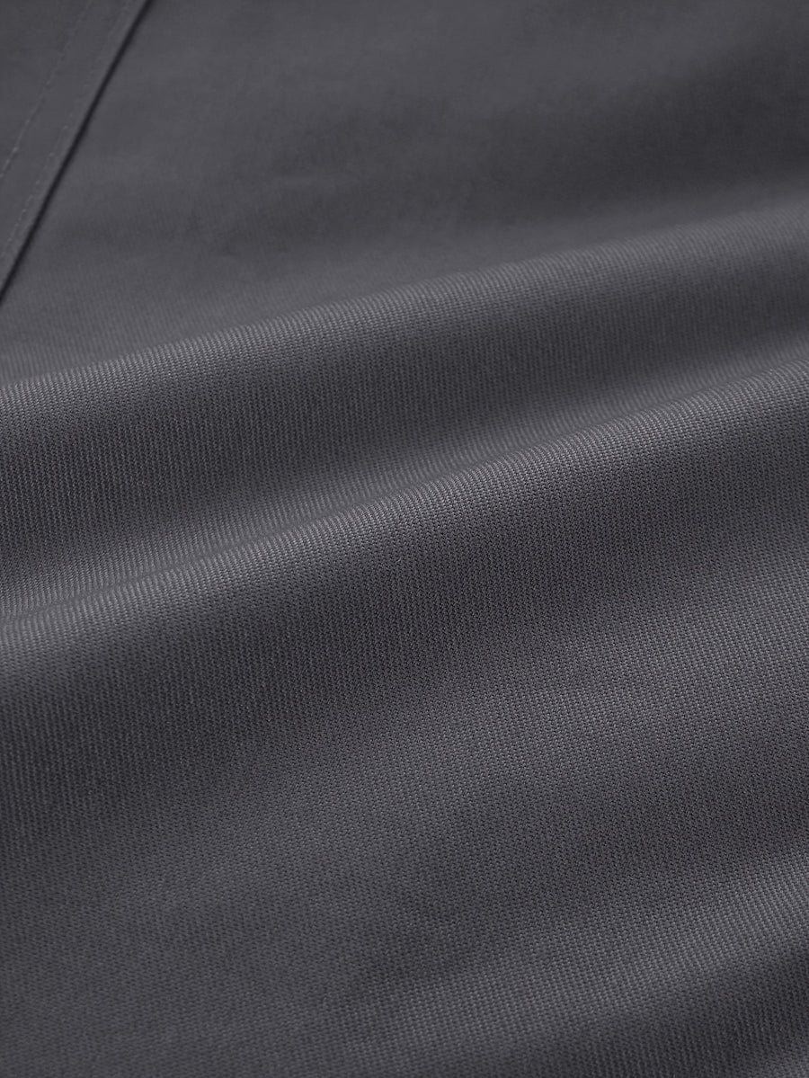 Veste mi-long, à capuche, détail du vêtement