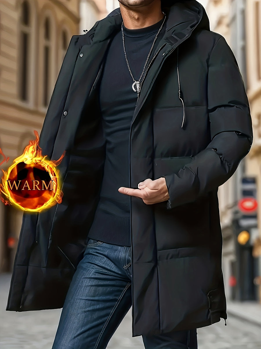 Manteau, à capuche, col montant, détail du vêtement