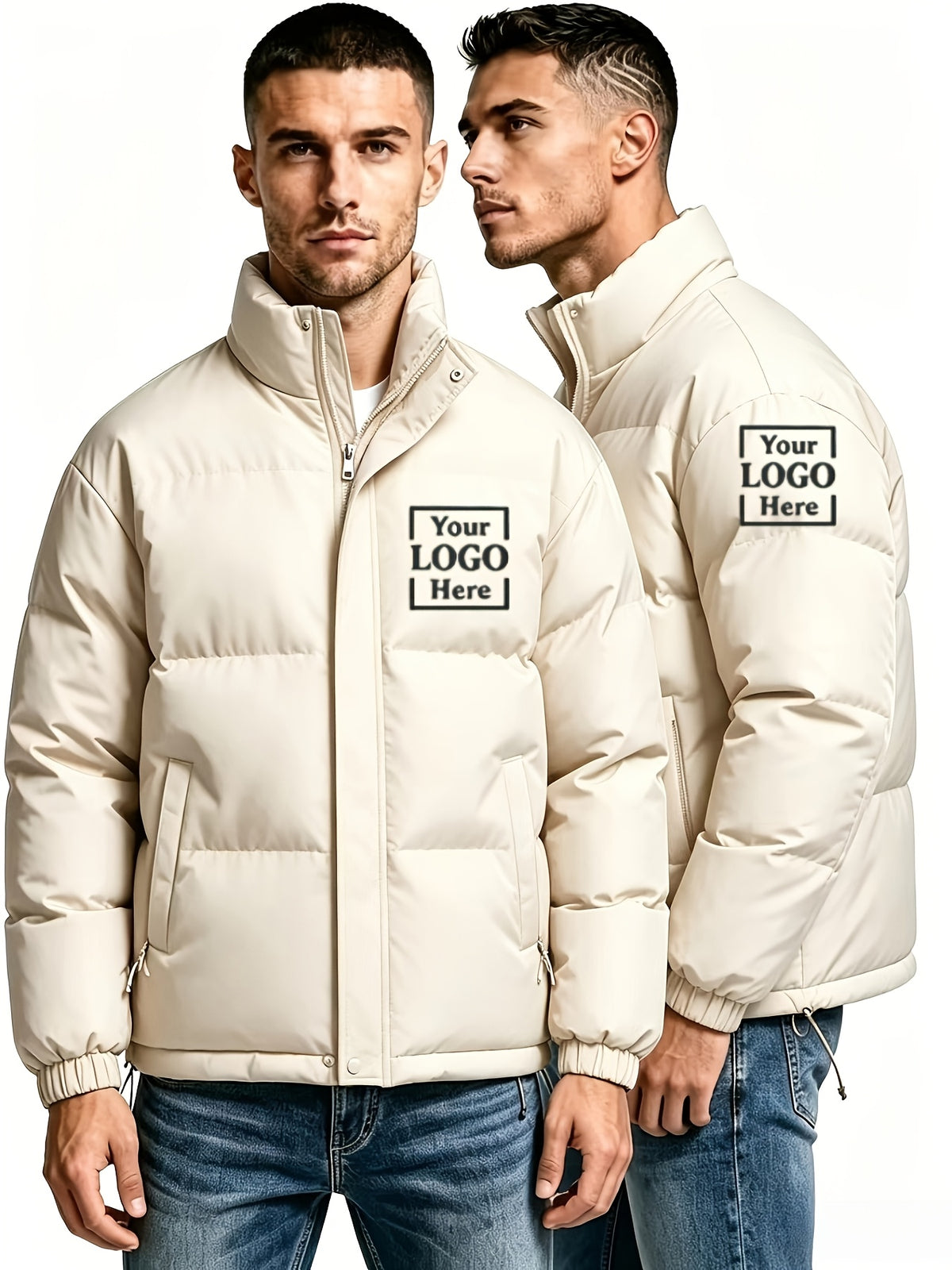 Veste pour homme, à col montant, violet