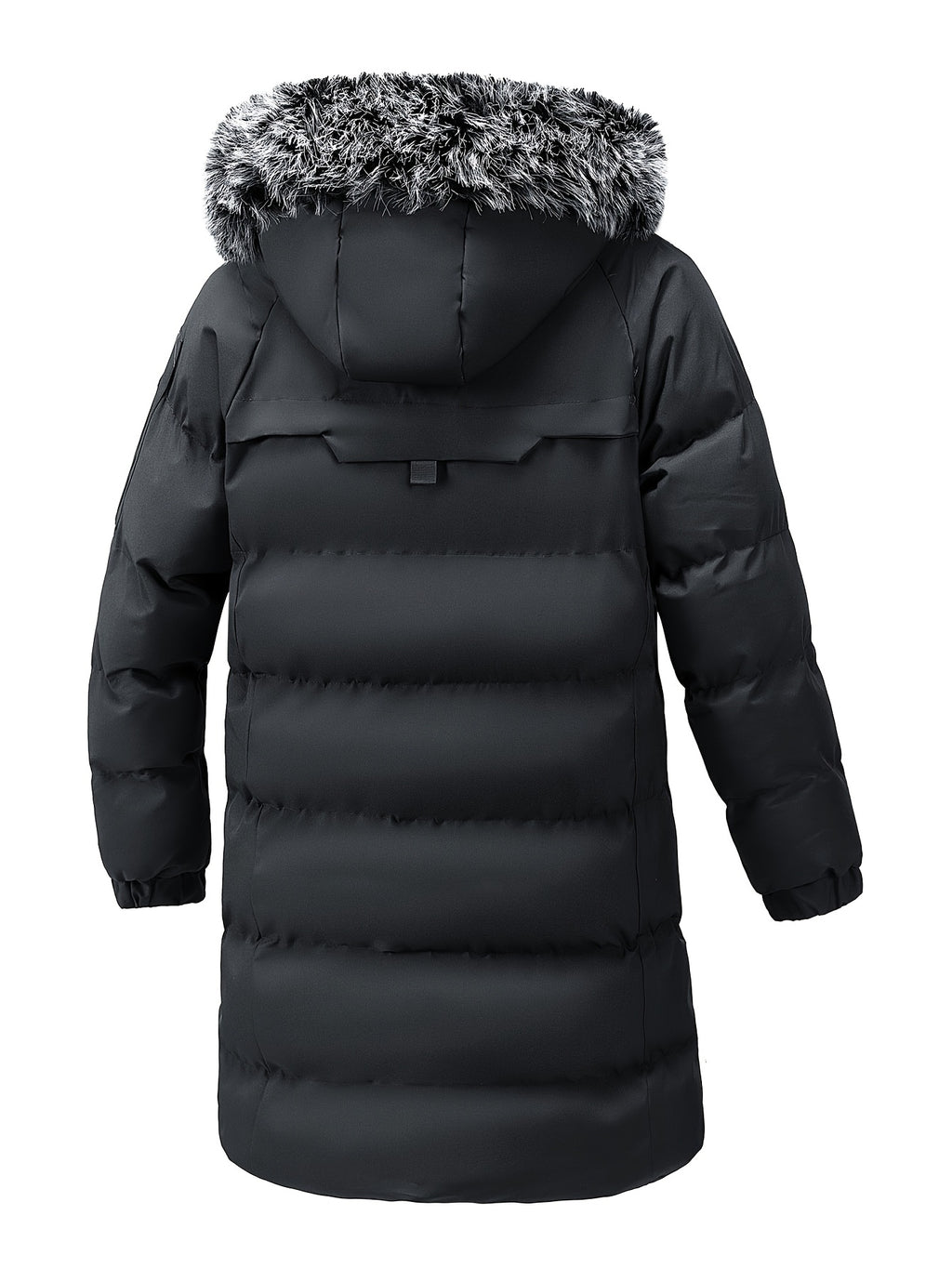 Manteau pour homme, à capuche, vert armée