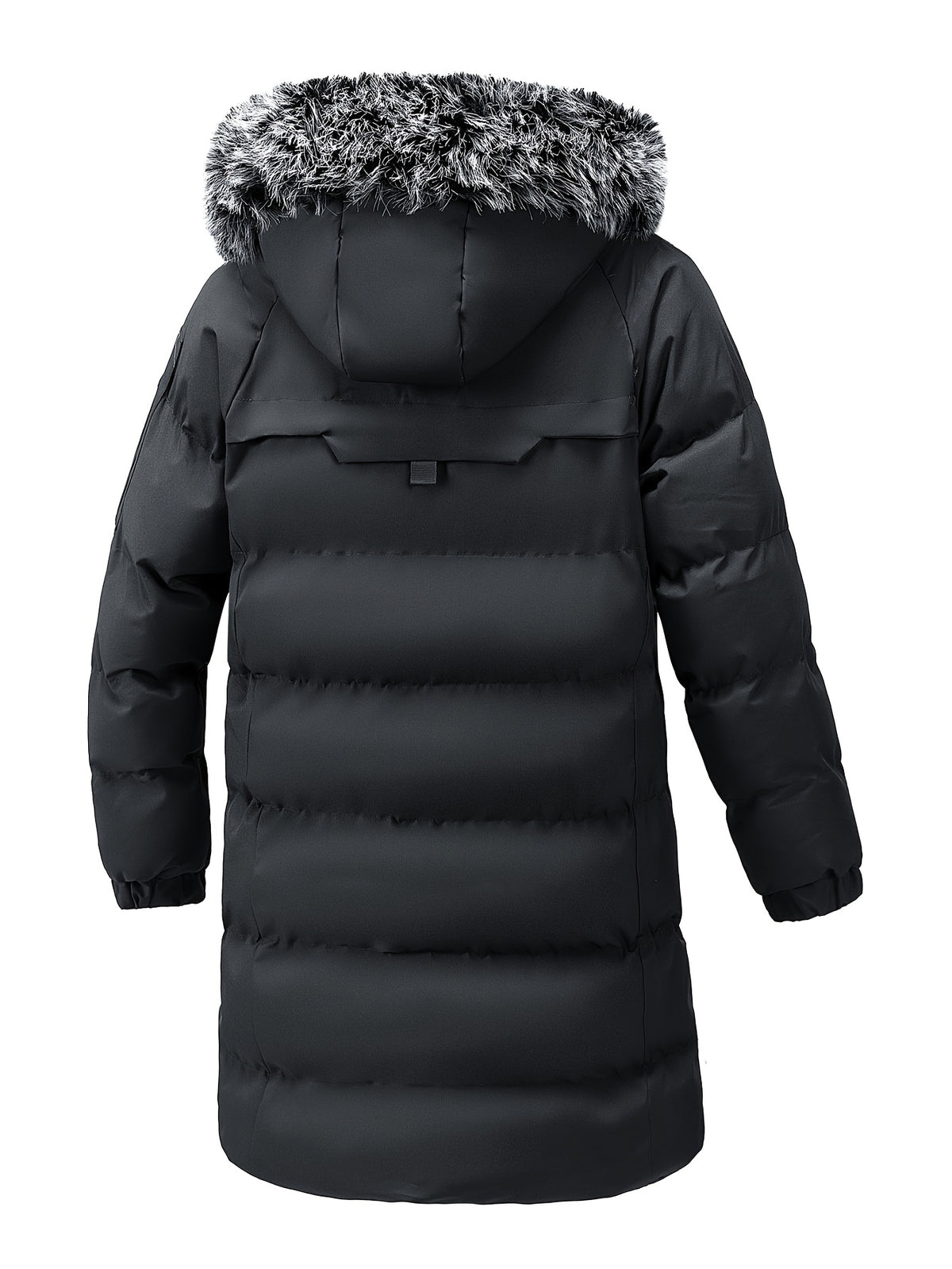 Manteau pour homme, à capuche, vert armée