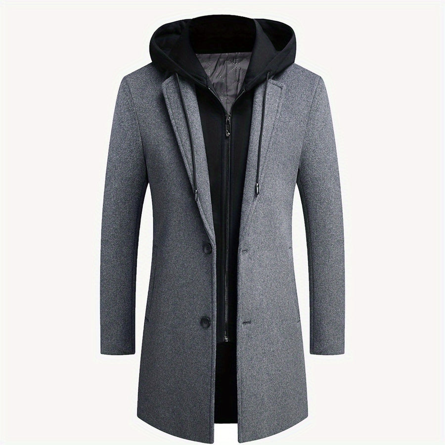 Manteau en laine, 30 % laine, à revers, photo 14