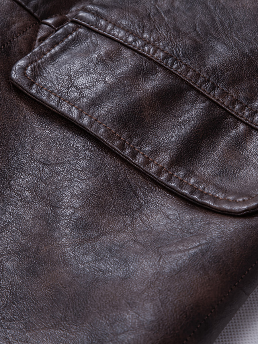 Manteau, à revers, marron foncé, photo 5