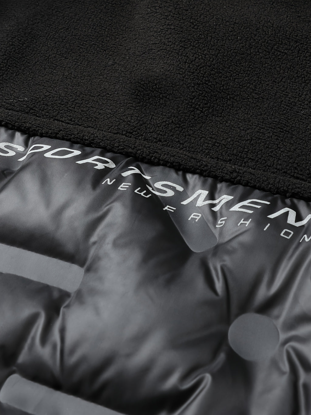 Veste matelassée pour homme, à col montant, kaki