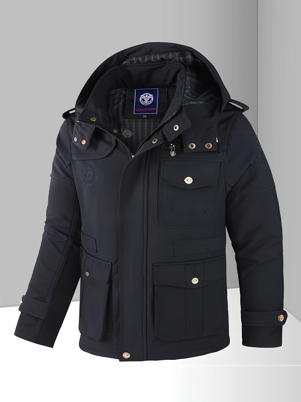 Veste pour homme, coupe-vent, à capuche, fuchsia