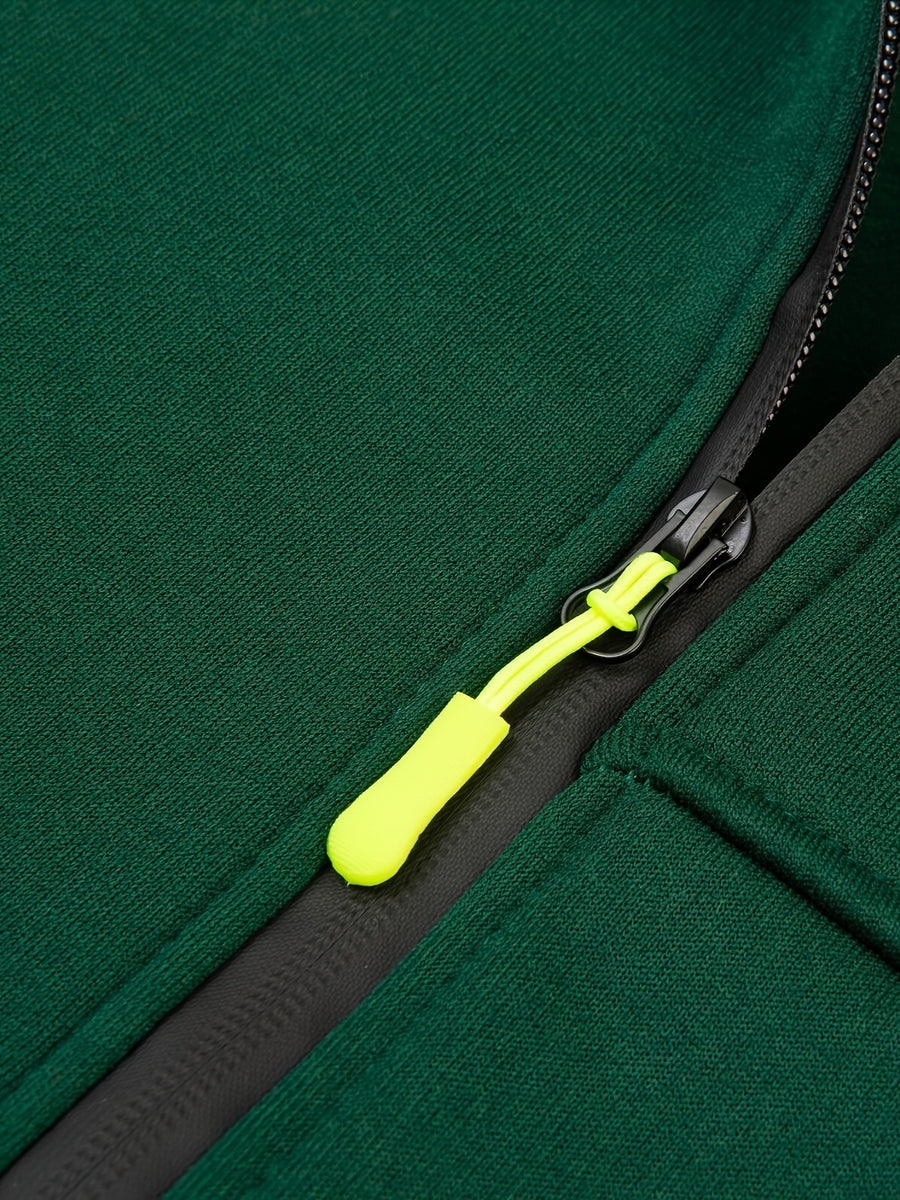 Veste longue, à capuche, détail du vêtement
