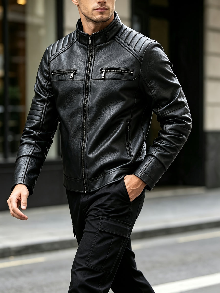 Veste, à revers, fermeture éclair et boutonnage, détail du vêtement