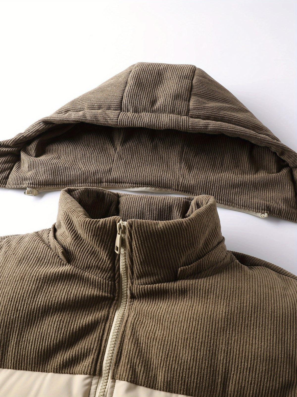 Manteau pour homme, à capuche, noir
