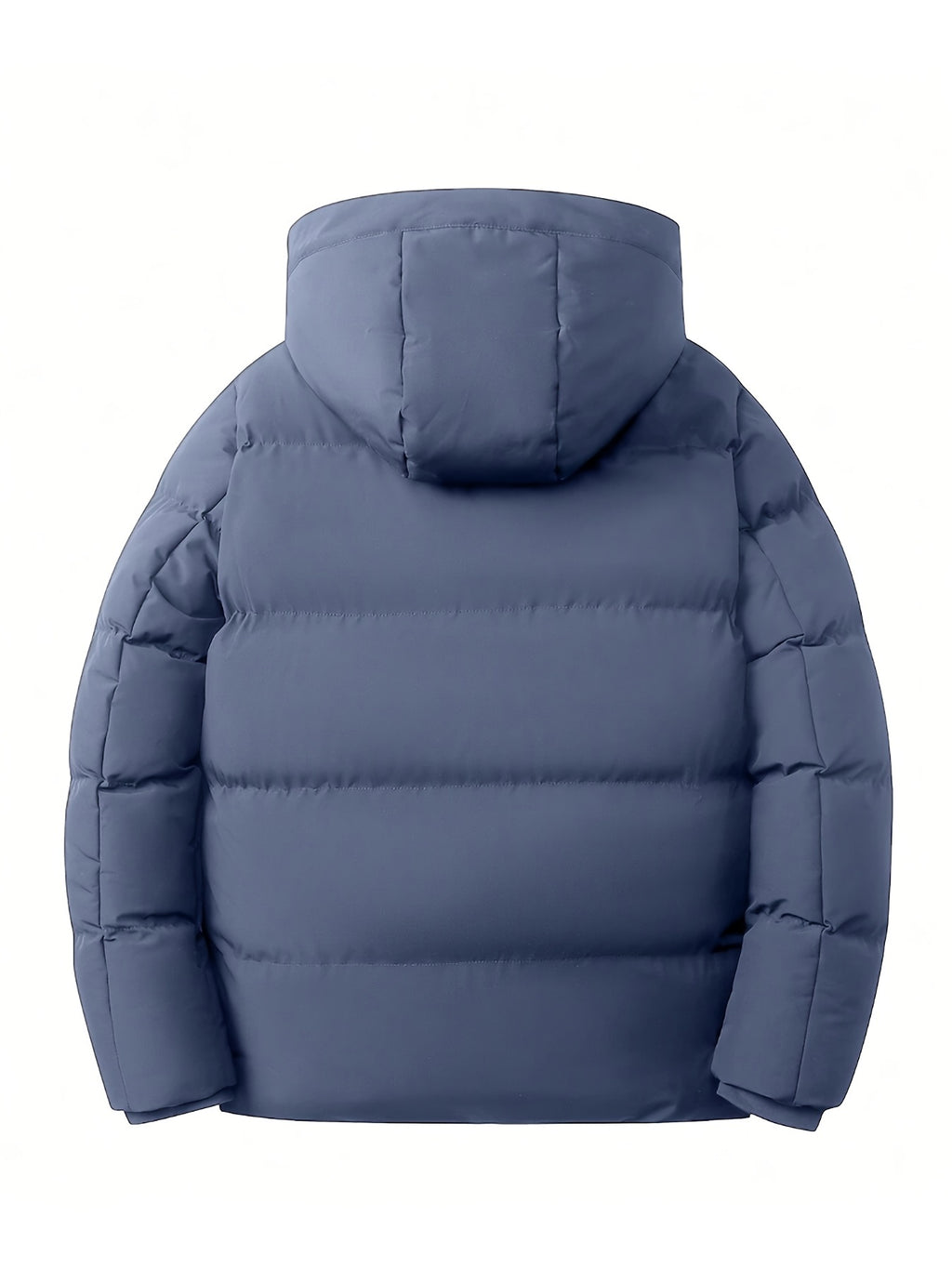 Veste long pour homme, polaire, à capuche, gris