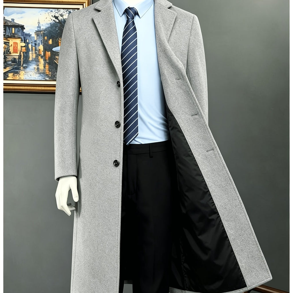 Veste, à revers, gris profond, coloris gris clair