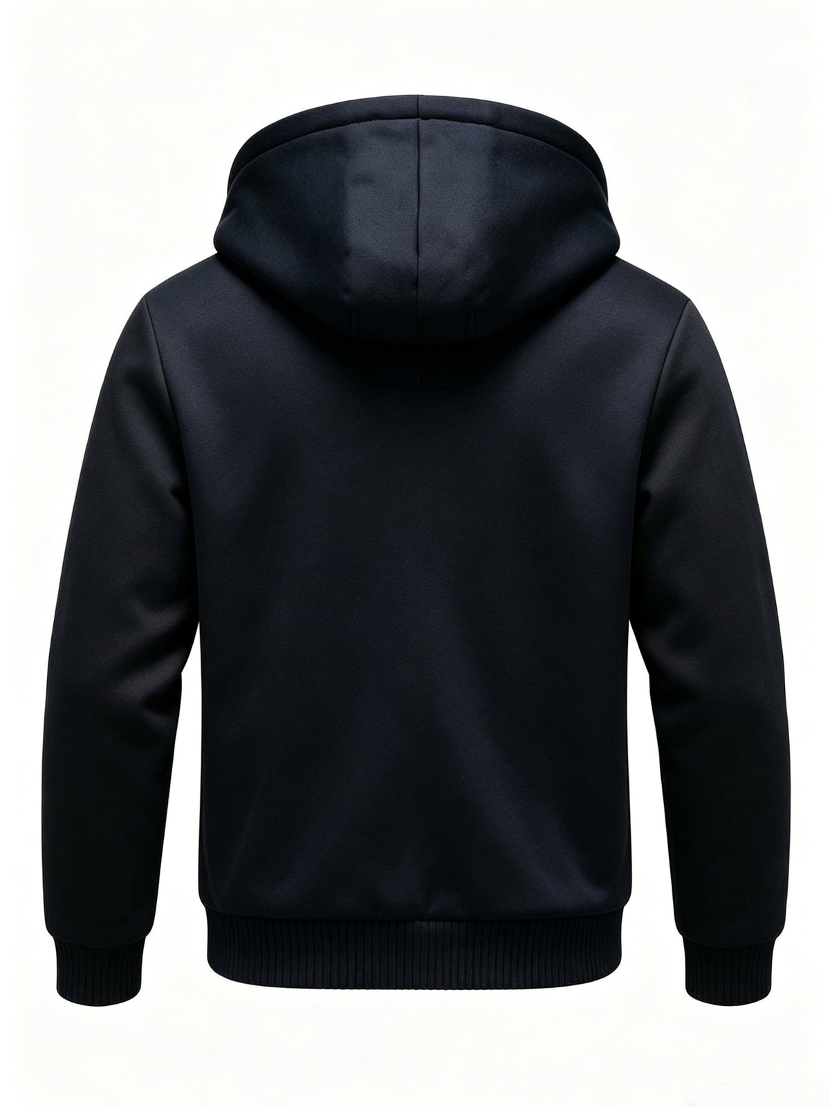 Veste en fausse fourrure long pour homme, polaire, à capuche