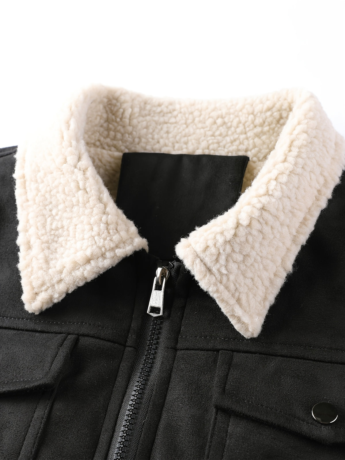 Veste long pour homme, velours, à revers