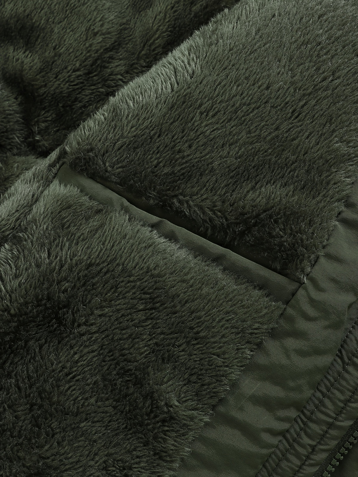 Veste pour homme, polaire, à col montant