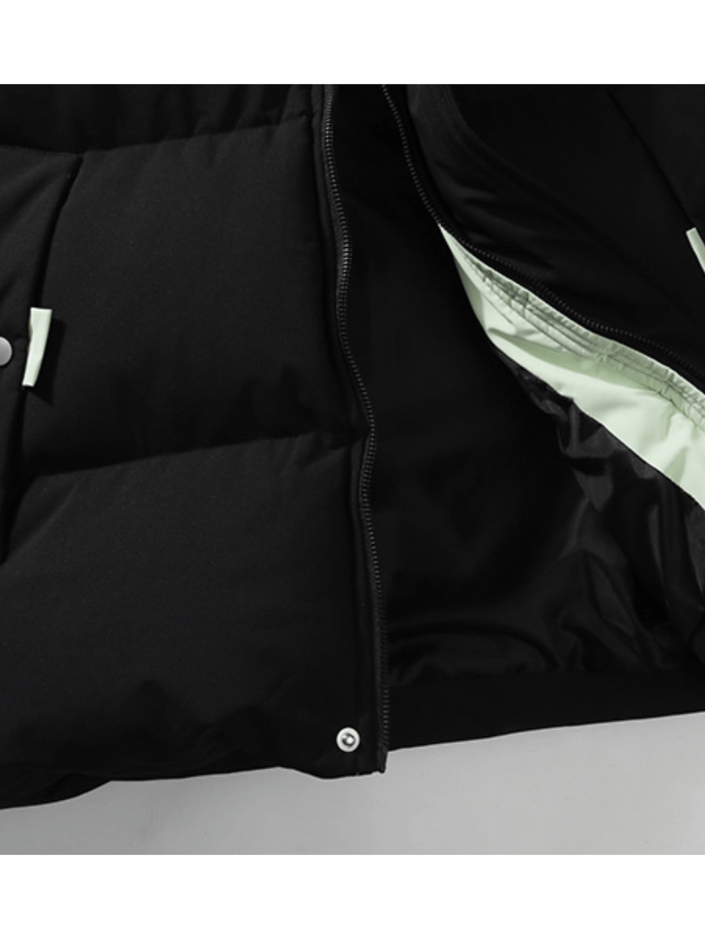 Veste matelassée pour homme, à capuche, noir