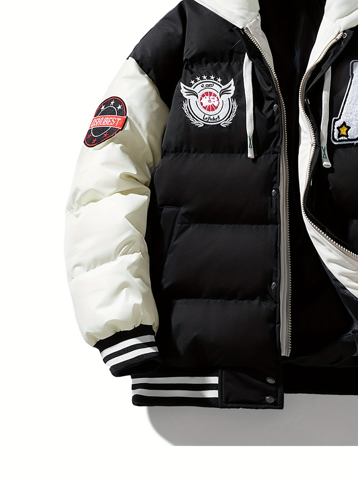 Veste long pour homme, à capuche, rouiller