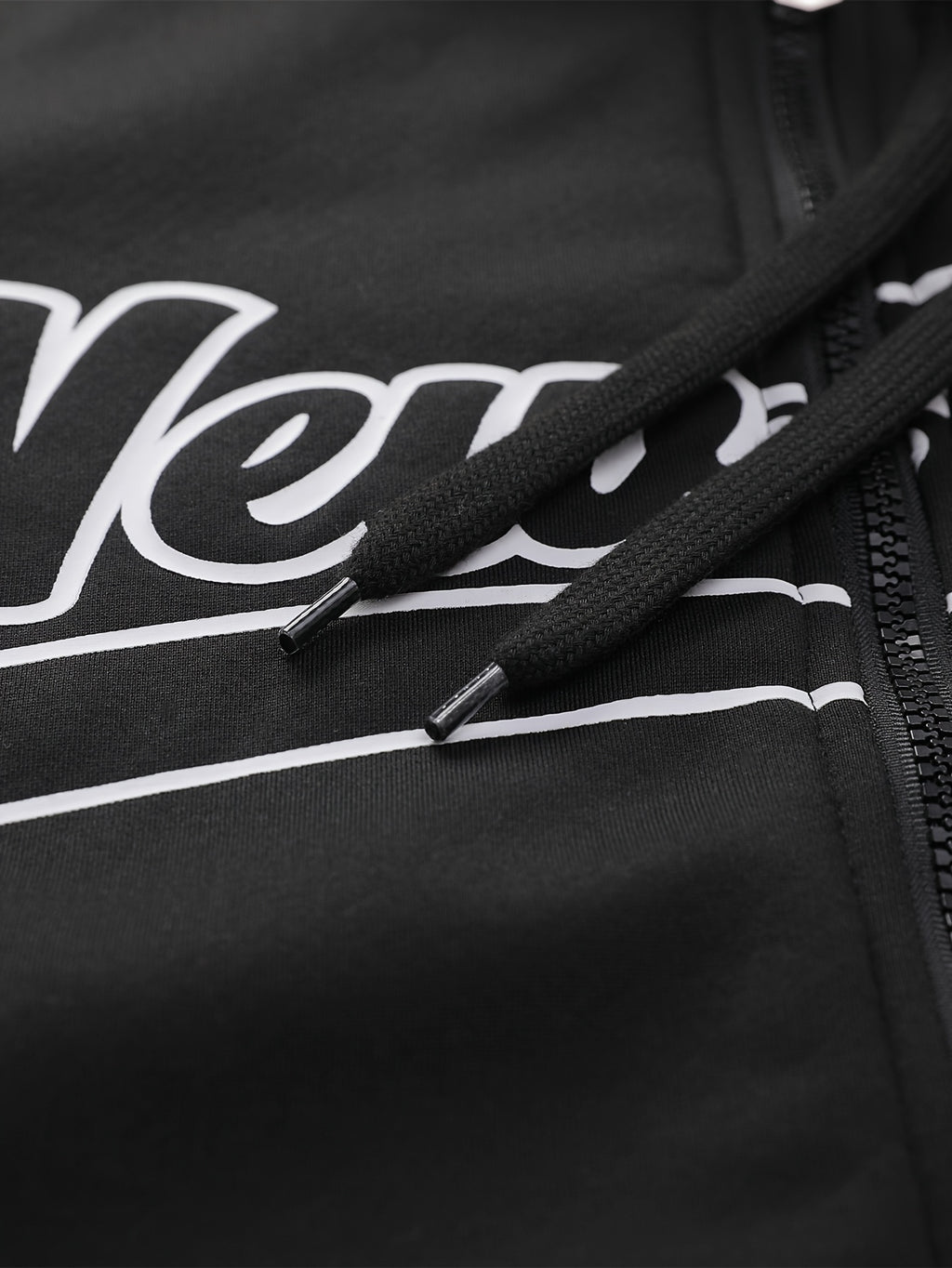 Veste pour homme, polaire, à capuche, grand noir