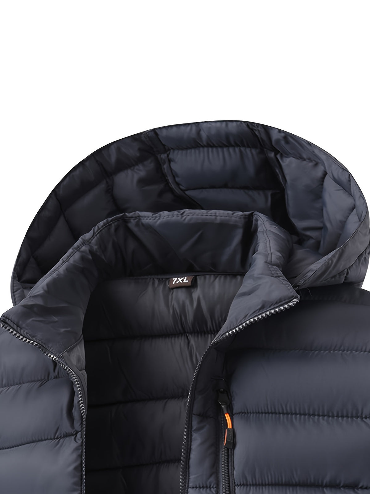 Veste pour homme, coupe-vent, à capuche, gris