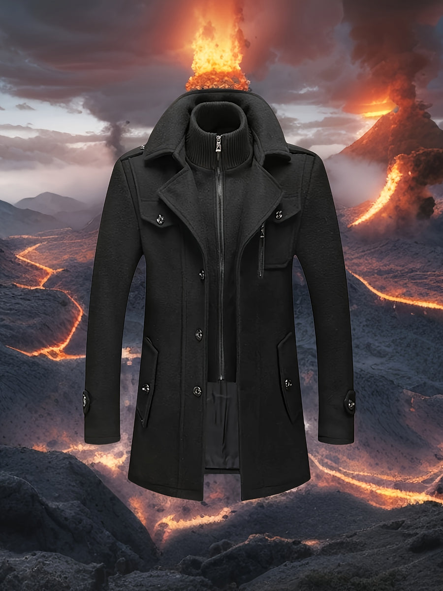 Veste en laine, 30 % laine, tweed, noir, photo 6