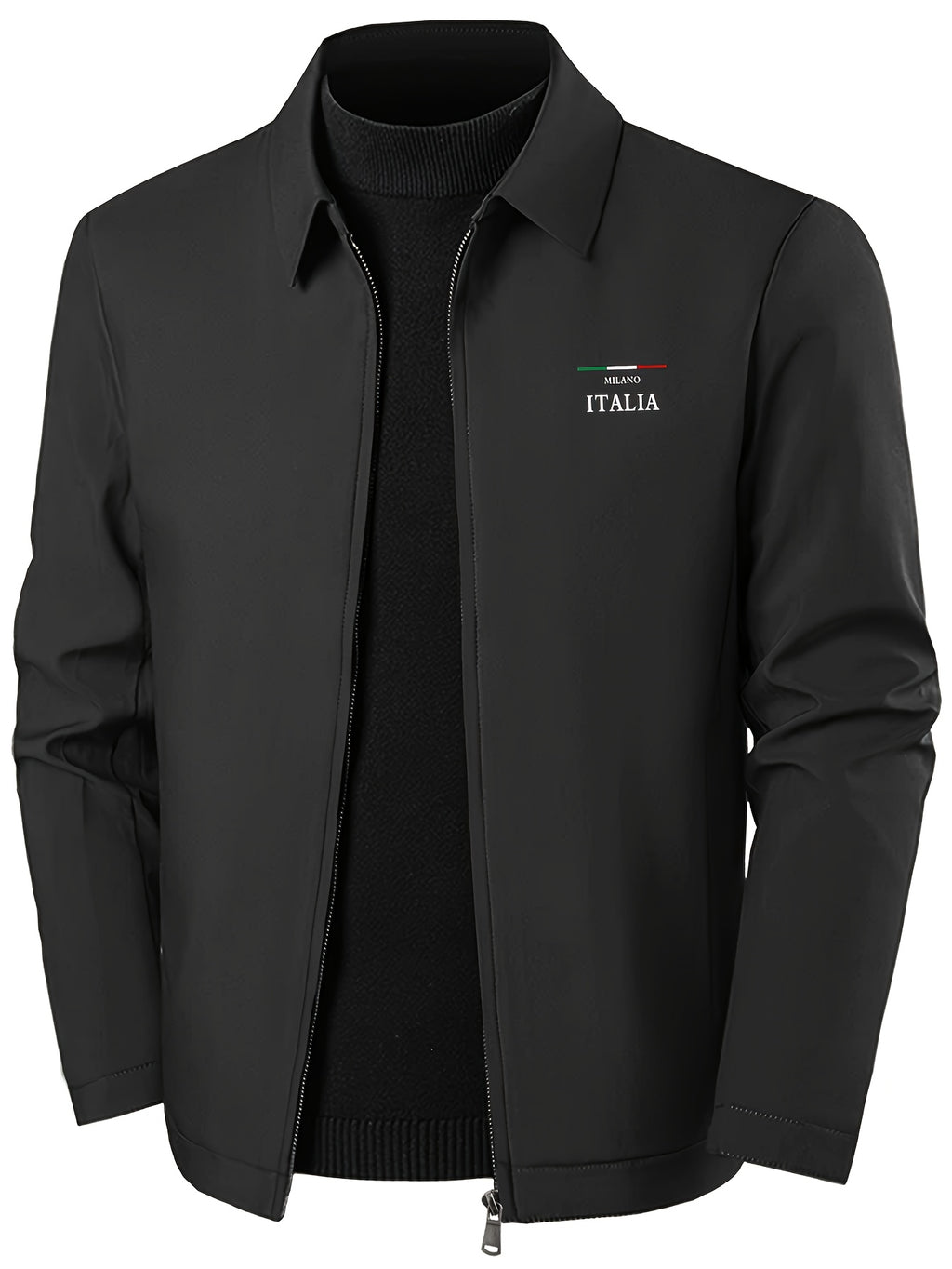 Veste pour homme, à revers, bleu marine