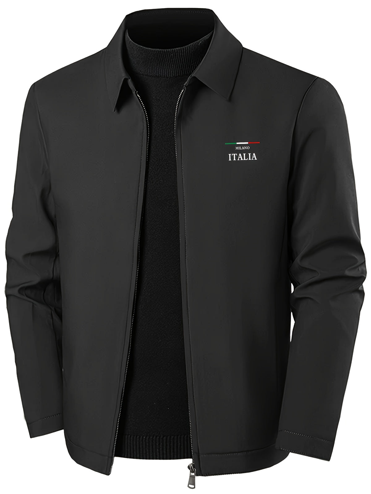 Veste pour homme, à revers, bleu marine