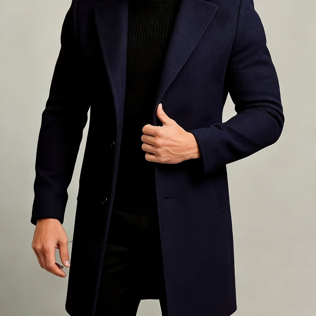 Trench, à revers, modele 13, coloris bleu marine