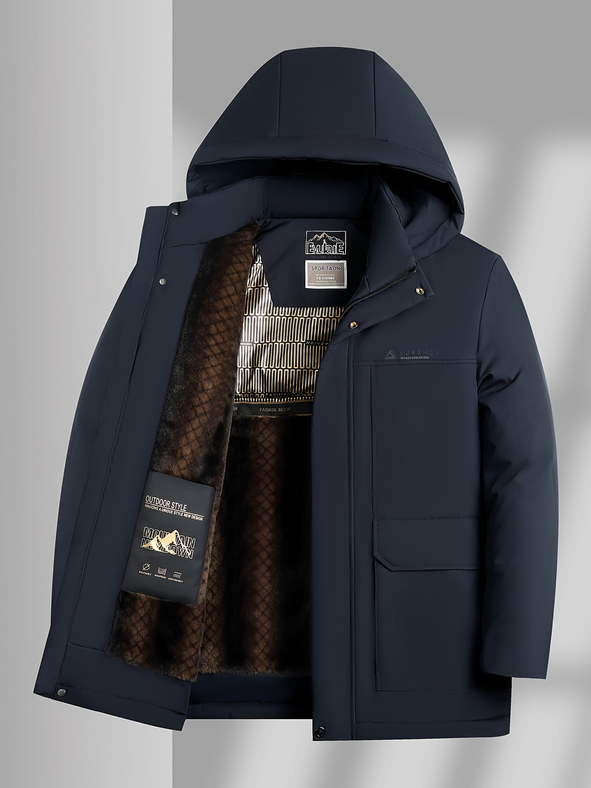 Veste pour homme, à col montant