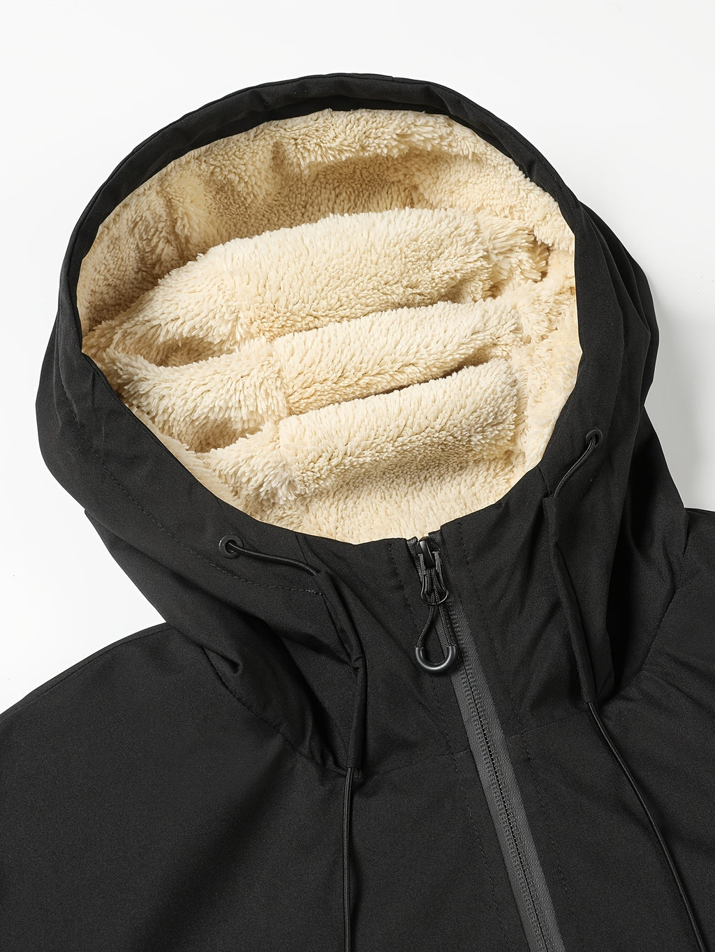 Veste long pour homme, à capuche