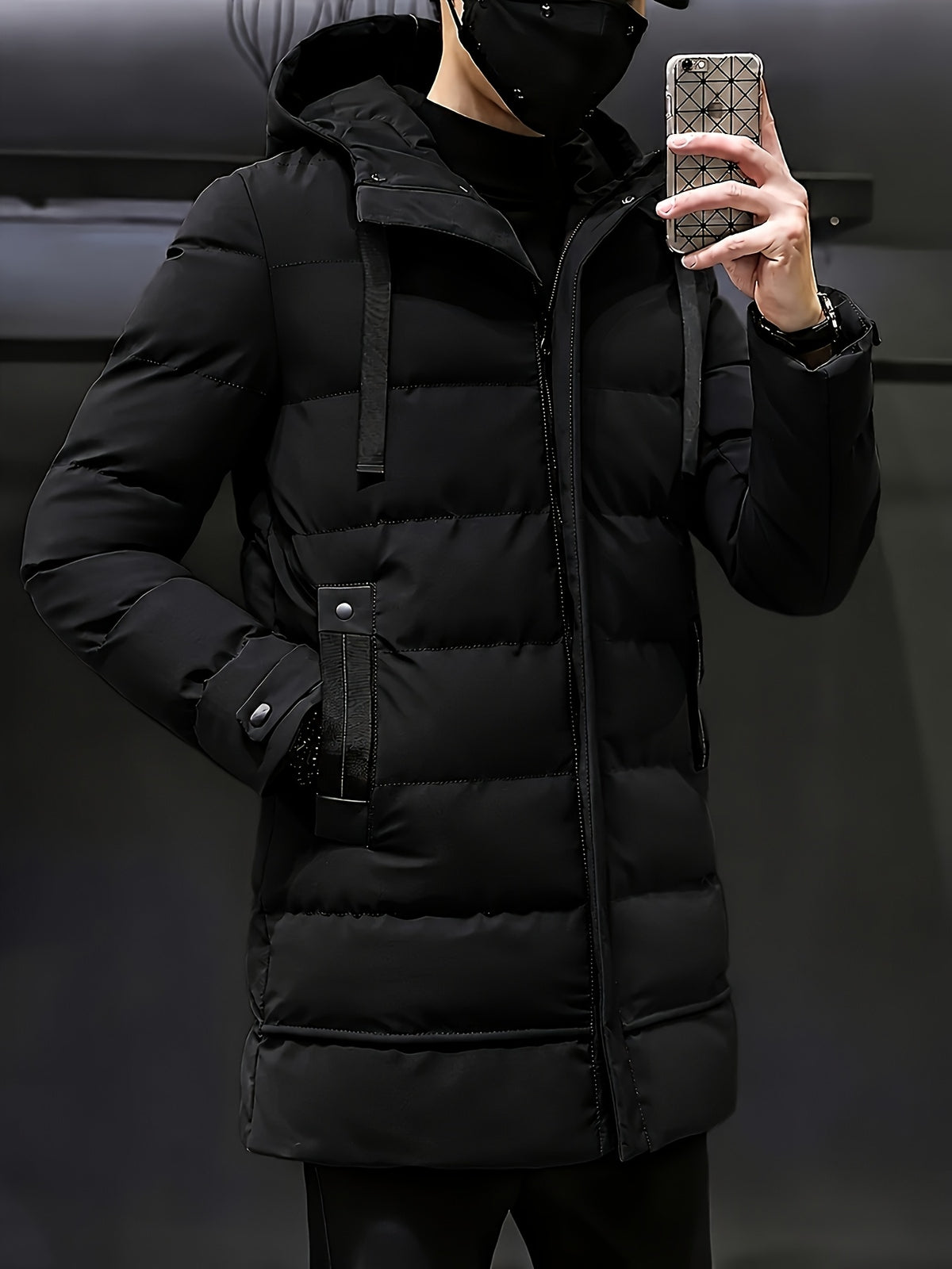 Veste pour homme, à capuche, modele 12