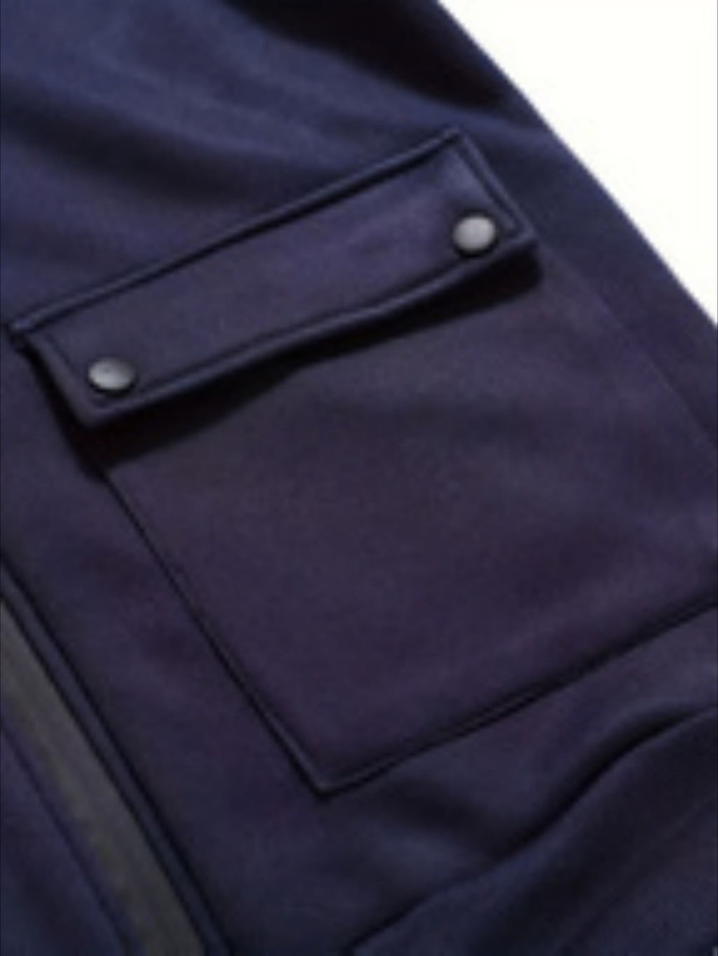 Veste pour homme, à capuche, couleur marine