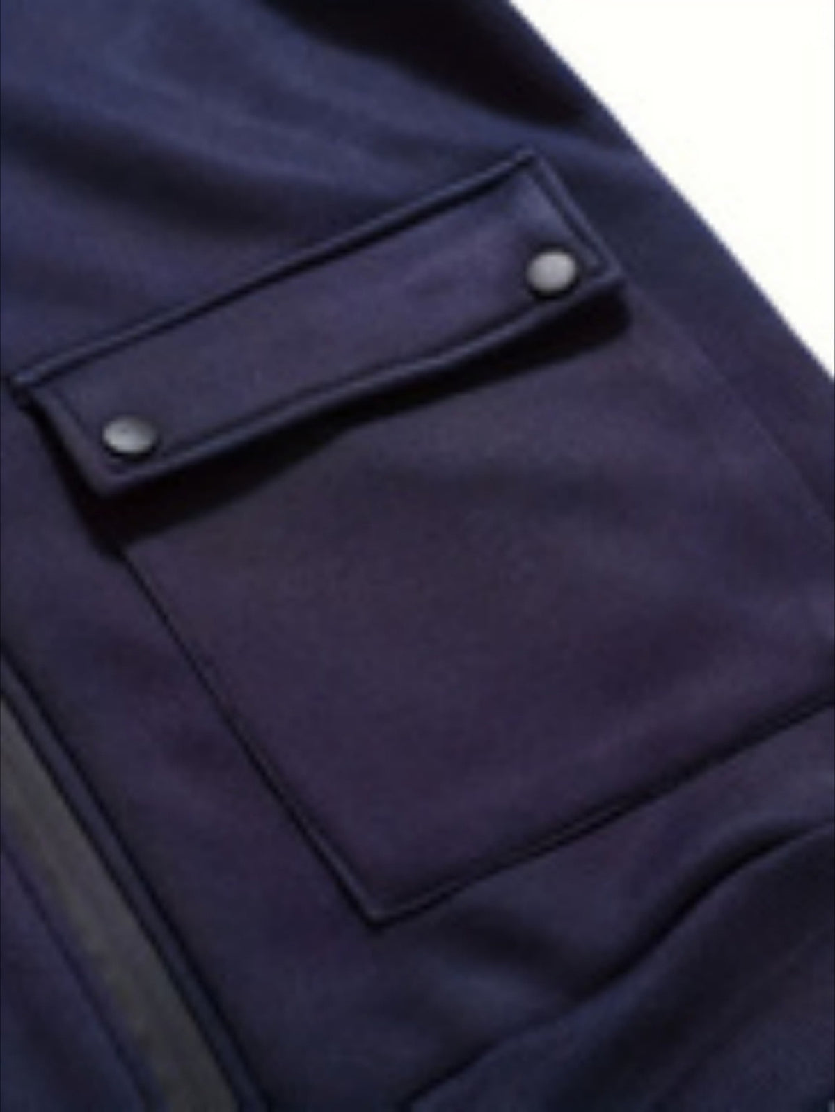 Veste pour homme, à capuche, couleur marine
