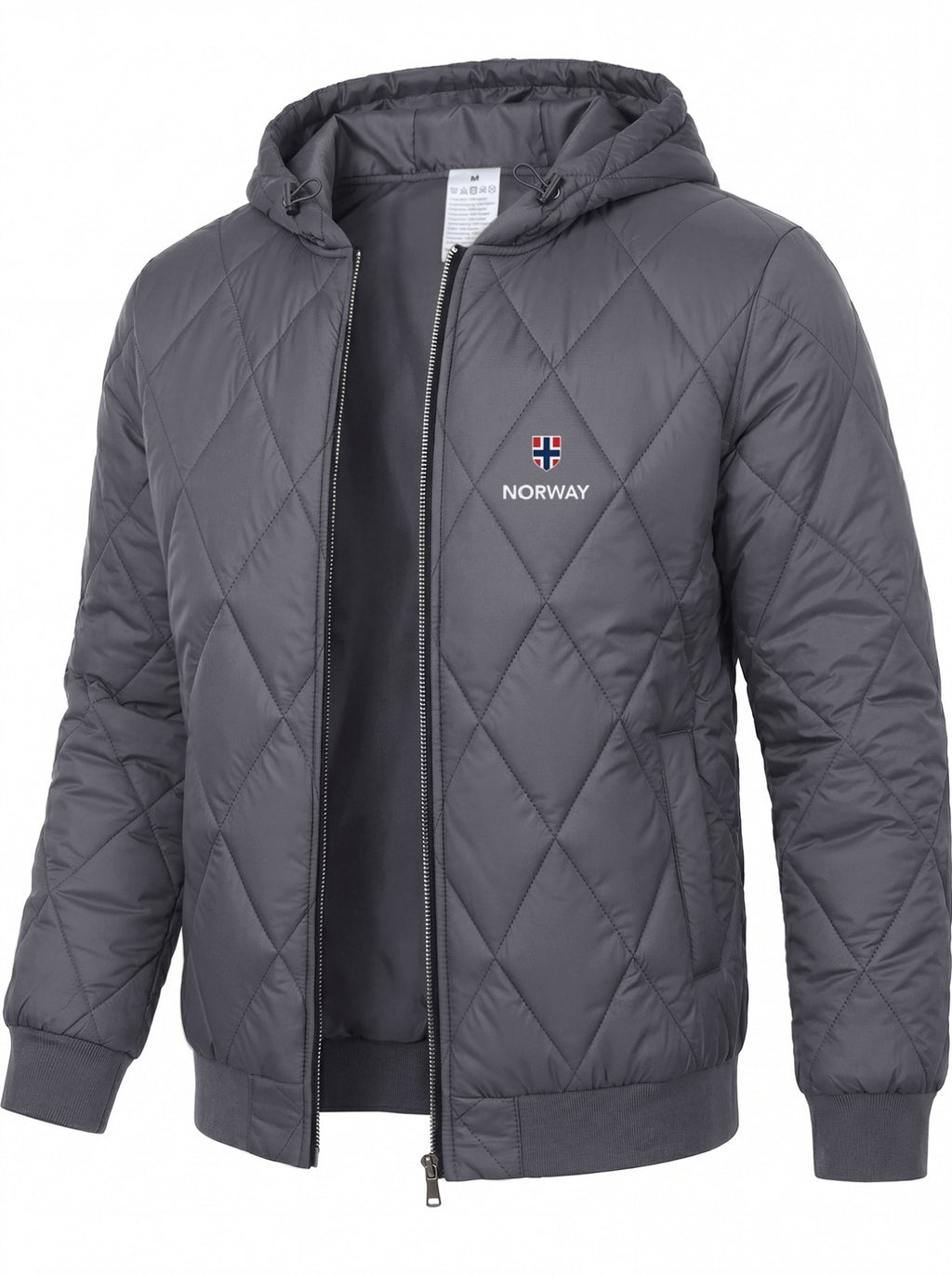 Veste pour homme, à carreaux, à capuche, vert tactique