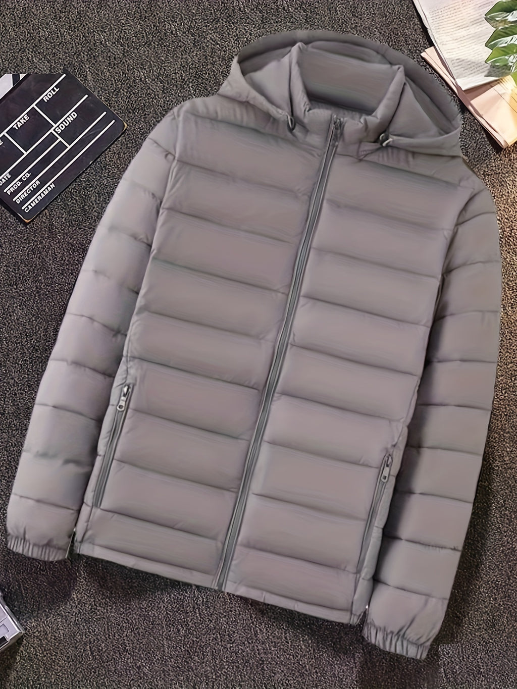 Veste matelassée pour homme, à capuche