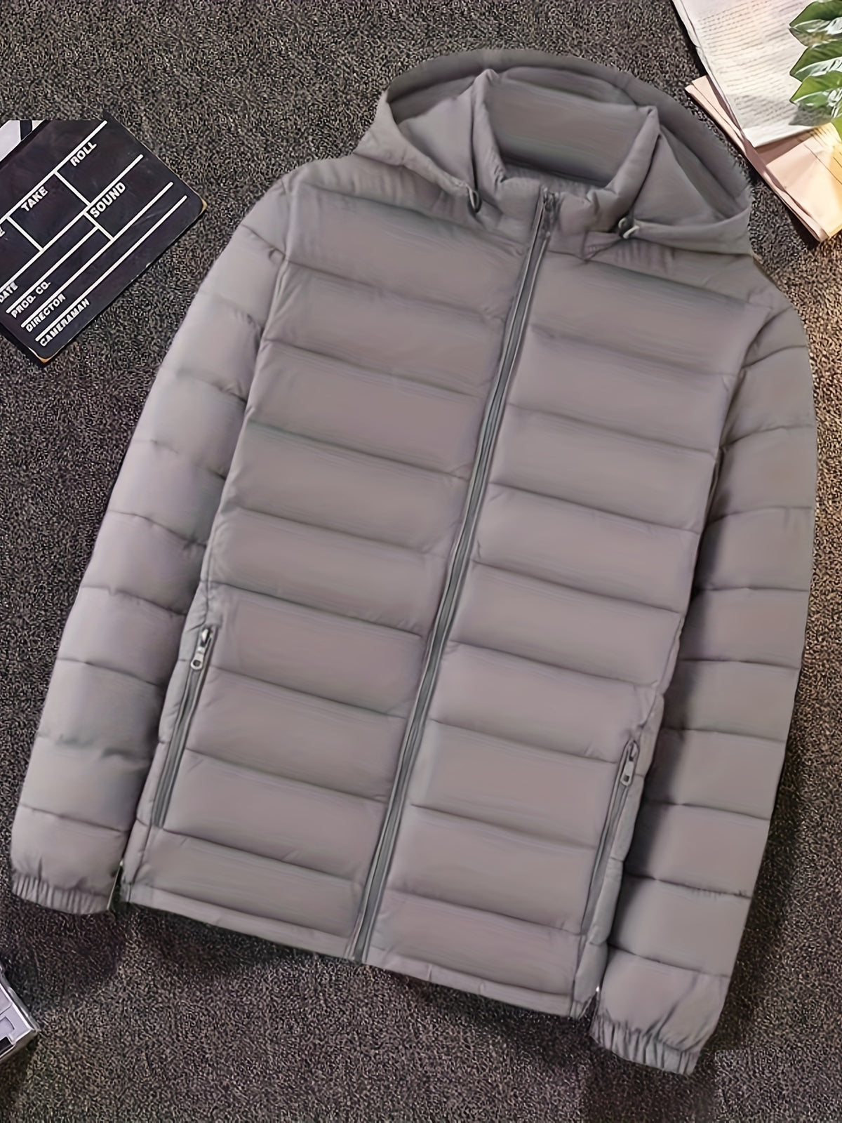 Veste matelassée pour homme, à capuche