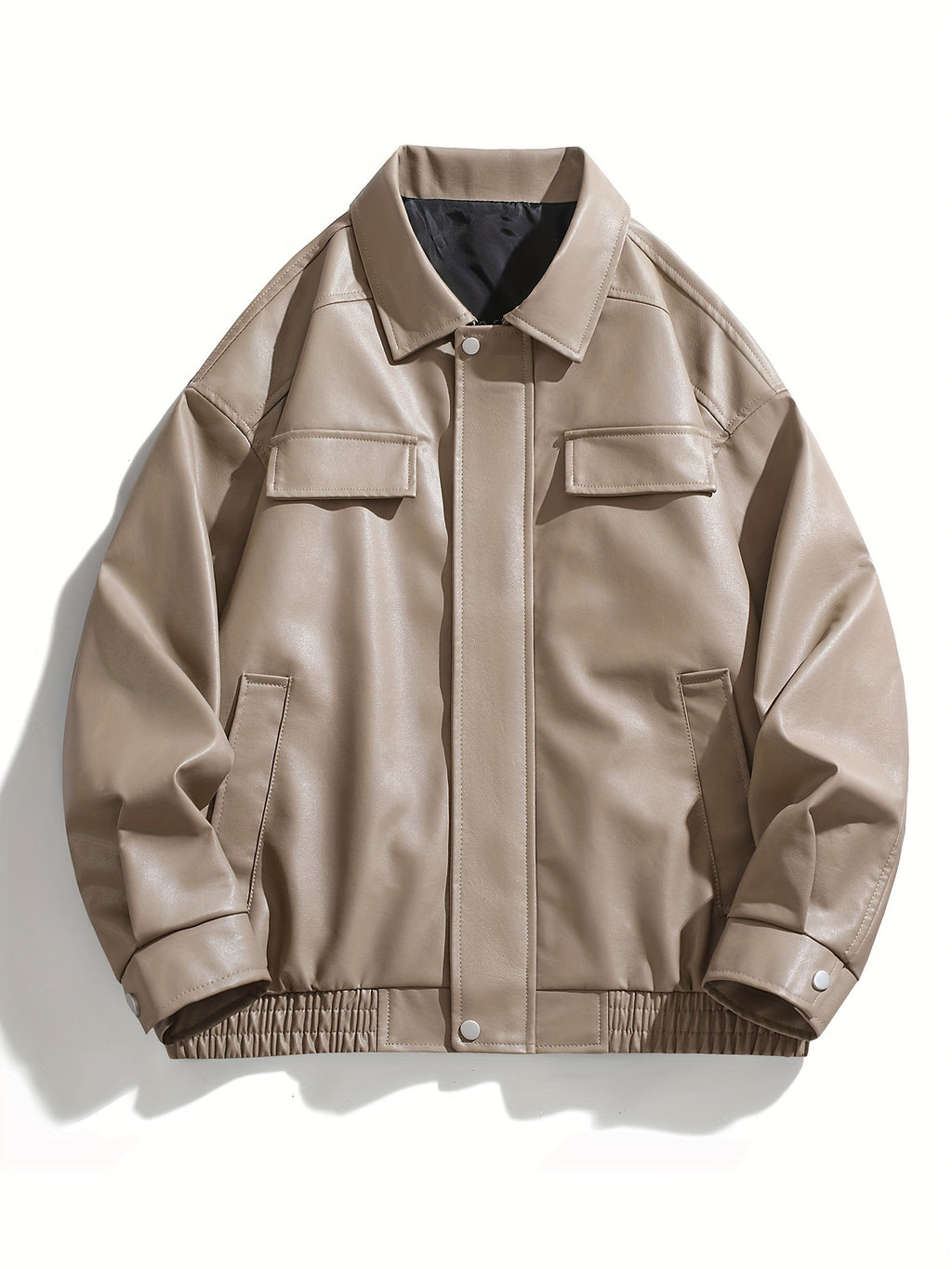 Veste, à revers, kaki, photo 22