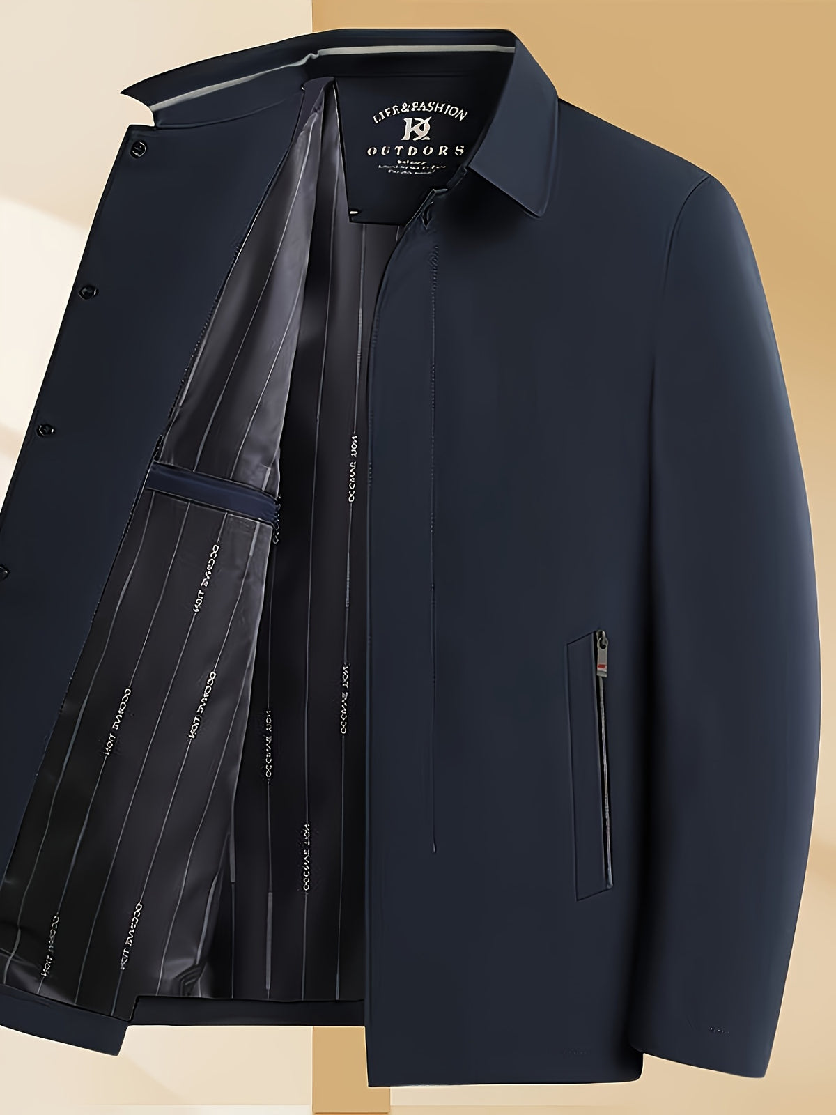 Veste pour homme, à revers, modele 11