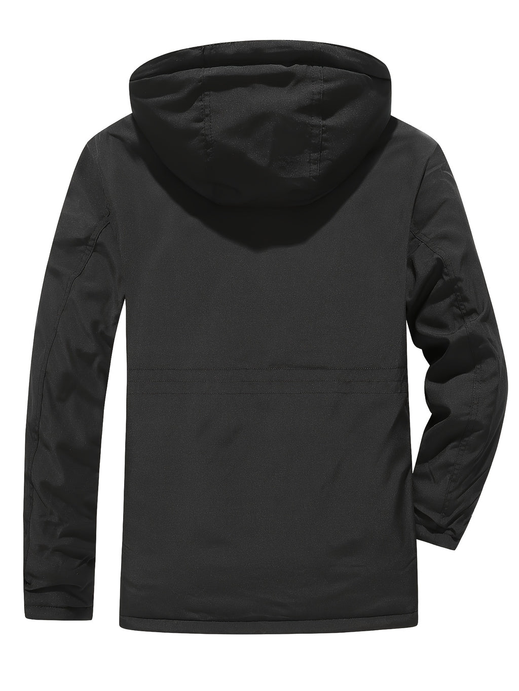 Veste long pour homme, coupe-vent, à capuche