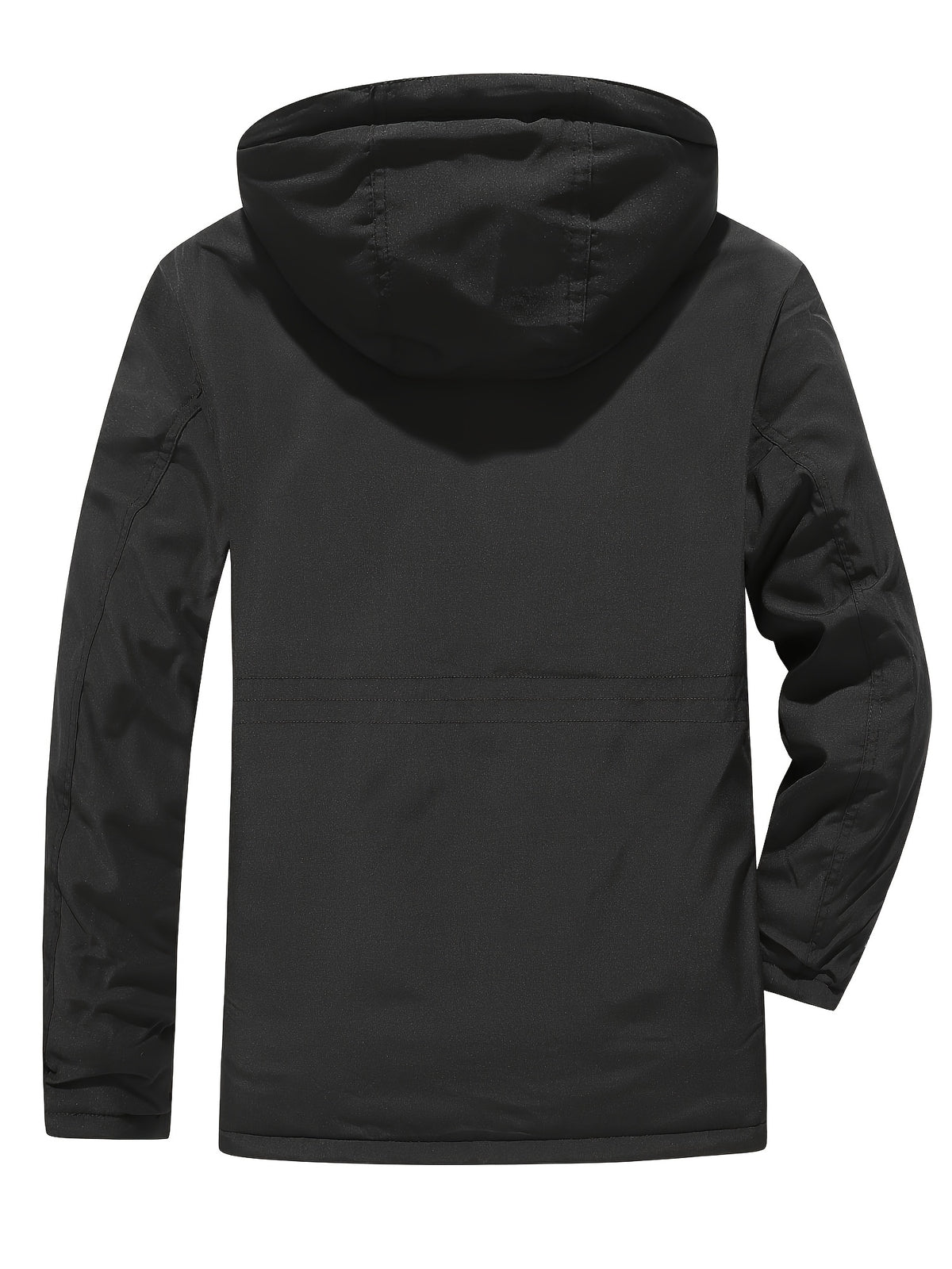 Veste long pour homme, coupe-vent, à capuche