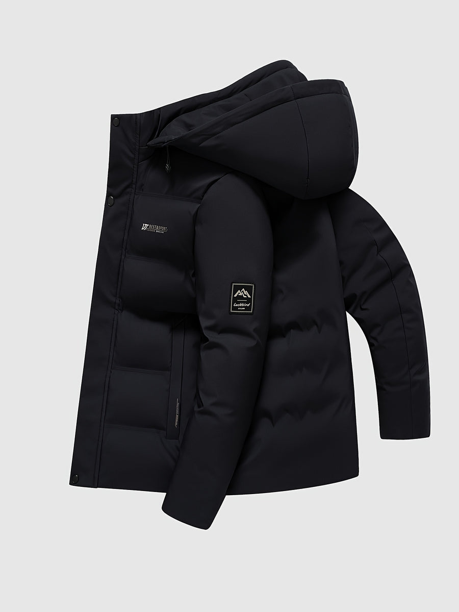 Veste, coupe-vent, à capuche, rouge, photo 17