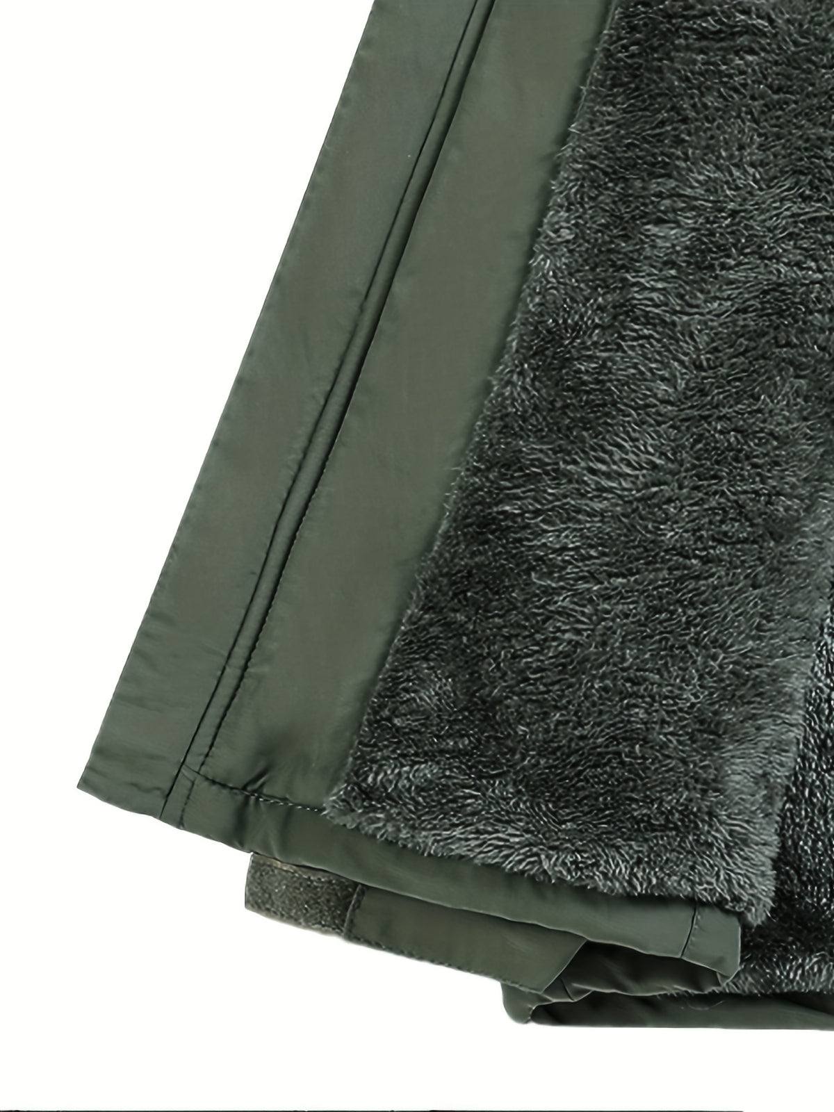 Veste pour homme, coupe-vent, à capuche, vert foncé