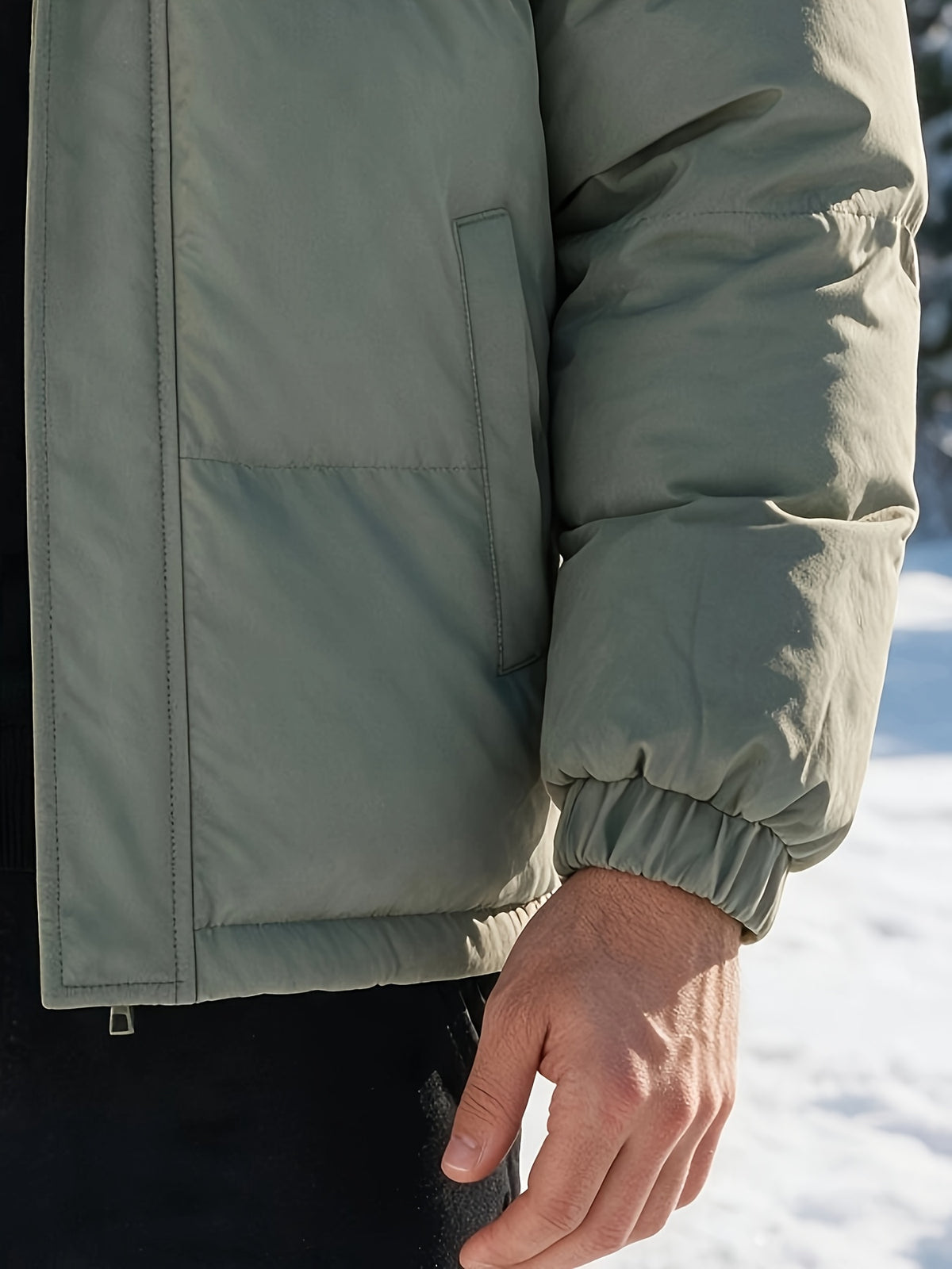Veste pour homme, à capuche, violet