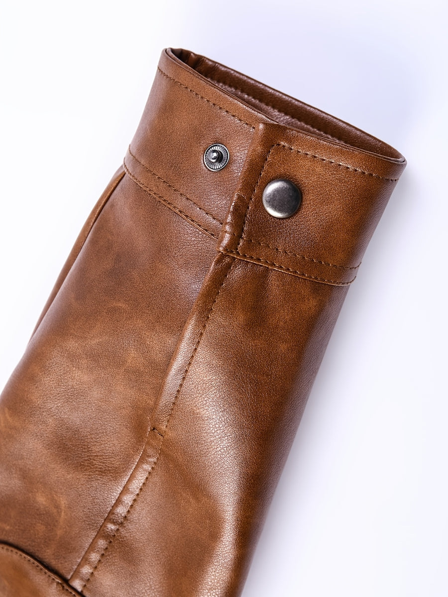 Veste en cuir PU de haute qualité, tailles américaines, parfaite pour un usage quotidien et en extérieur au printemps et en automne, photo 17