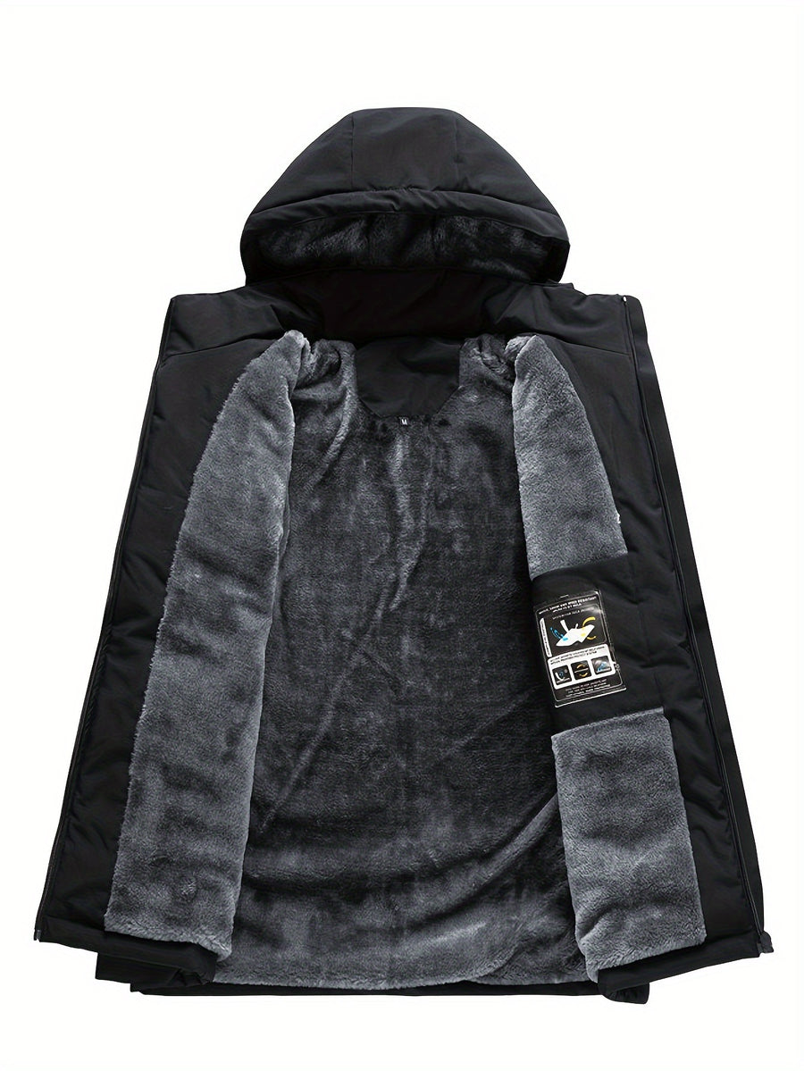 Veste, polaire, à capuche, col montant, photo 4