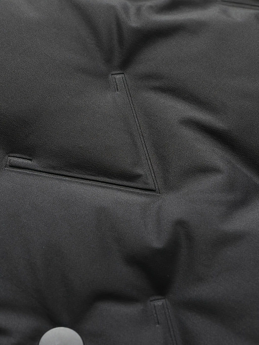 Veste matelassée, détail du vêtement