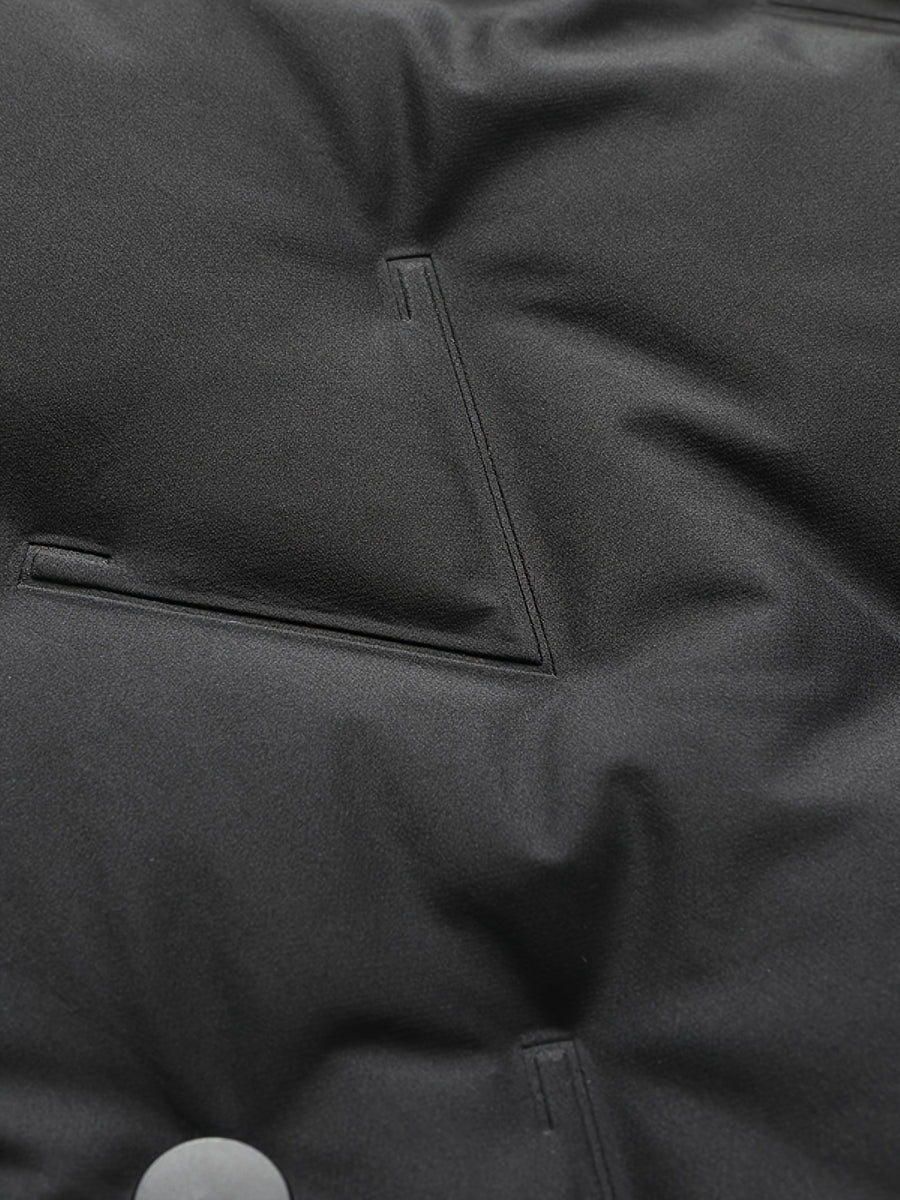Veste matelassée, détail du vêtement
