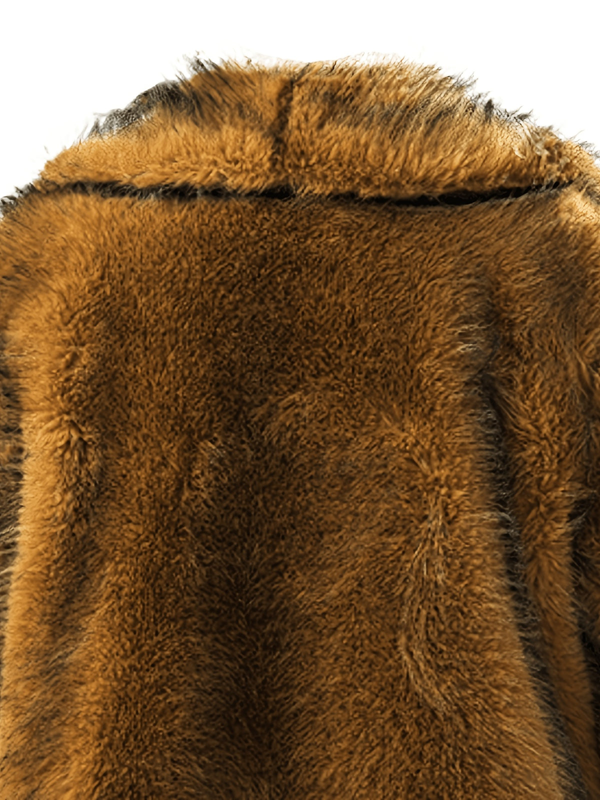 Manteau pour homme, à revers, brun